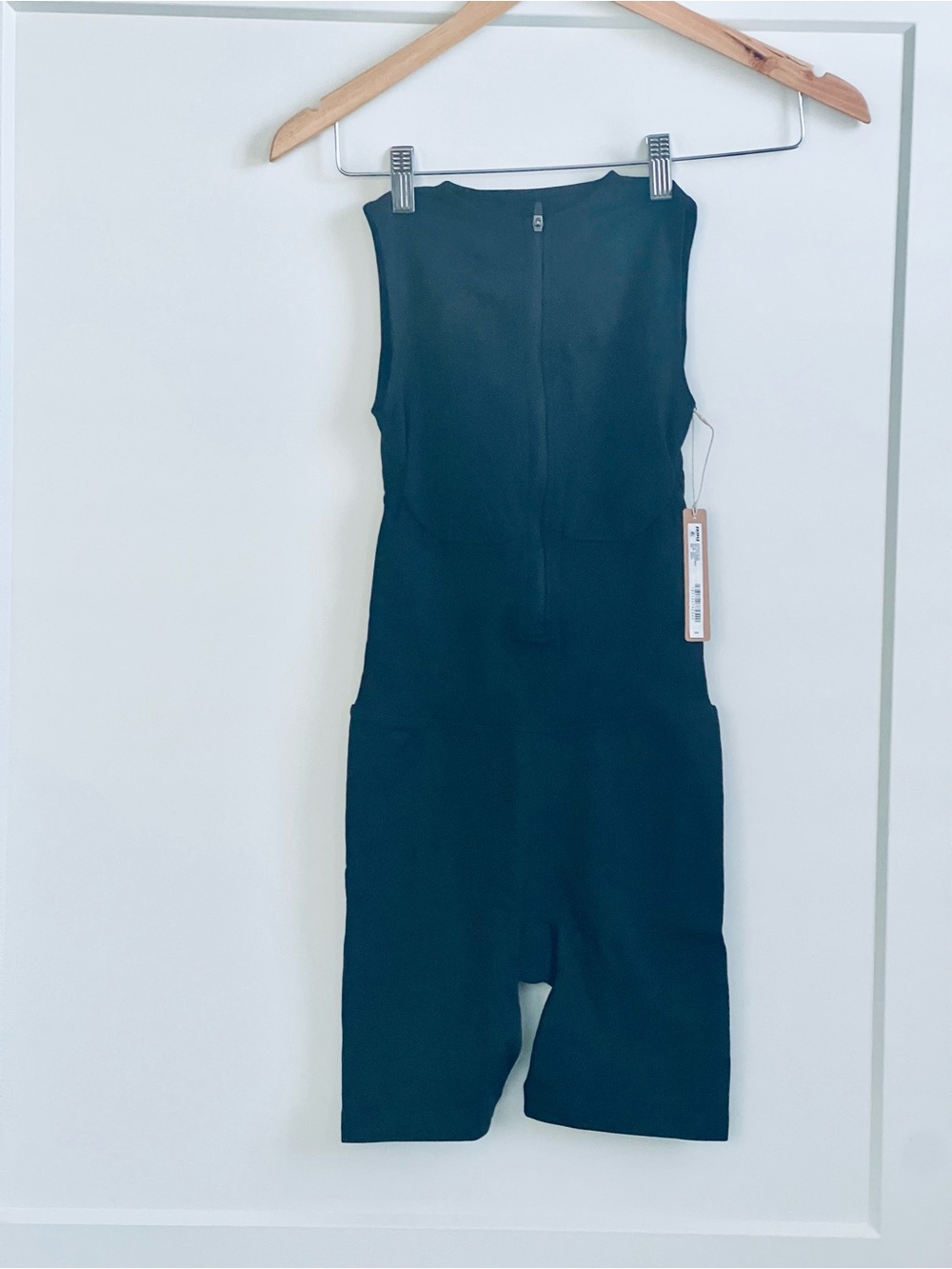 SKIMS Contour Nylon Mid-Thigh Onesie Shapewear Bodysuit Onyx XXS/XS - Picture 3 of 8